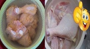 Rendam Ayam dengan Air Garam