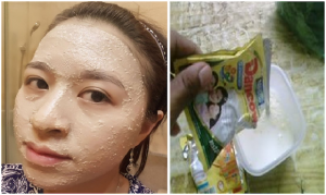 Masker Susu Dancow untuk Wajah Berminyak dan Jerawat